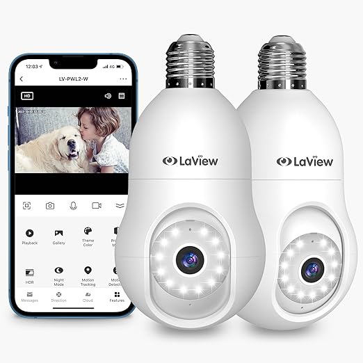 4MP Bulb Security Camera