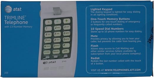 Basic Trimline Corded Phone